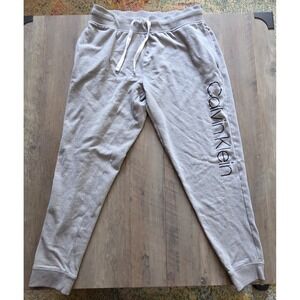 Calvin Klein Gray Jogger Pajamas Pjs Pants Women M